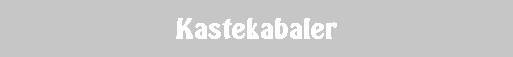 Kastekabaler