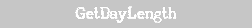 GetDayLength